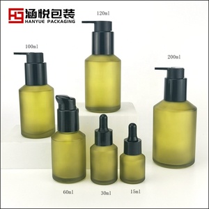 Bottiglia in Vetro Verde Oliva 30 <span class=keywords><strong>ml</strong></span> 60 <span class=keywords><strong>ml</strong></span> 100 <span class=keywords><strong>ml</strong></span> <span class=keywords><strong>200</strong></span> <span class=keywords><strong>ml</strong></span> e Barattolo in Vetro con Coperchio 30 g 50 g 100 g - Product Image 3