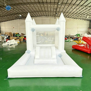 Château gonflable commercial pour bébés, mini, en PVC, blanc, pour l'extérieur, structure gonflable commerciale - Product Image 3