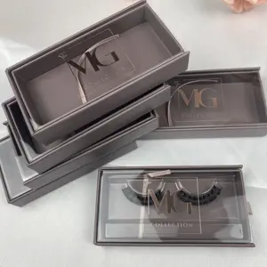 Caja de etiqueta privada para pestañas, caja de pestañas con logotipo personalizado, caja de pestañas, embalaje personalizado, B996