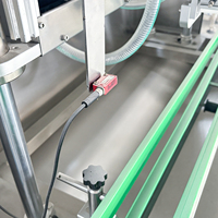Machine de remplissage entièrement automatique contrôlée par PLC de 200 ml à 2000 ml pour lotion corporelle cosmétique et crème solaire en emballage verre/bocal/baril
