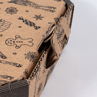 Boîte à pizza en papier kraft personnalisée de haute qualité, différentes tailles, logo client, boîte à pizza bon marché