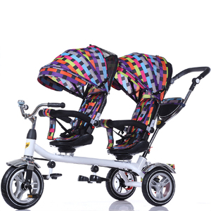 2023 New Model Baby Tricycle Bike for UK / Baby Tricycle Bike for <strong>Twins</strong> / Toddler Push Along <strong>Trike</strong> - Product Image 4