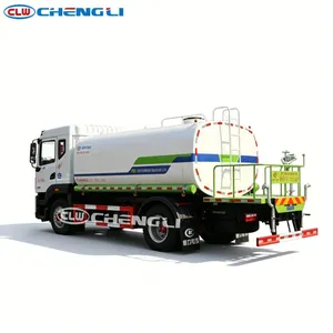 Camion arroseur d'eau verte Cummins Power de 15 mètres cubes pour l'irrigation paysagère municipale - Product Image 2