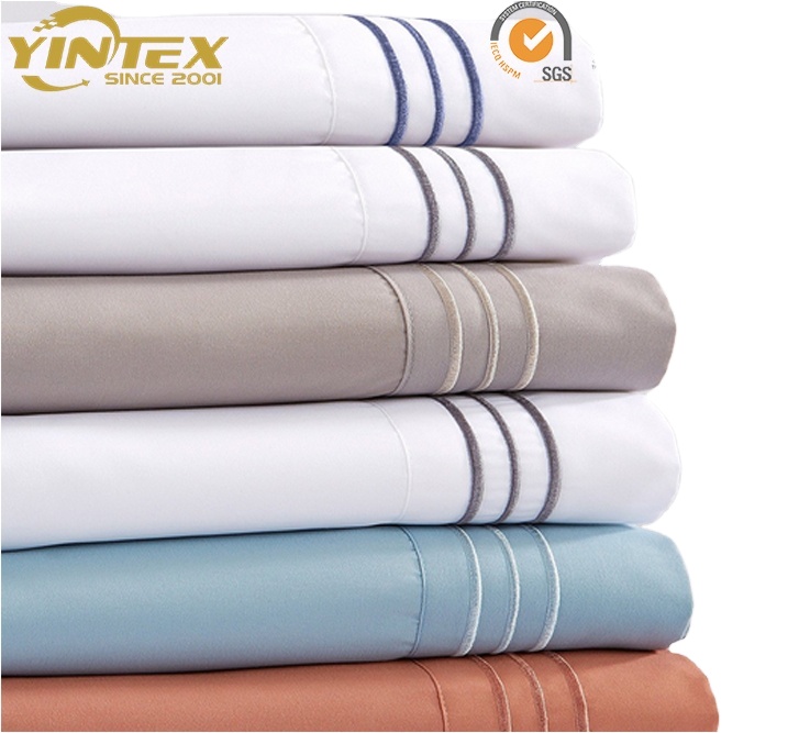 Высококачественные мягкие дешевые наборы постельного белья из микрофибры с вышивкой, 1500 нитей