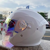 Casque demi-face moins cher en ABS, personnalisé, homologué DOT pour moto