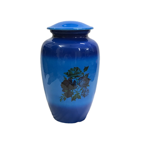 Belle urne funéraire finie 2025 Designer urne de crémation en aluminium métal sacré cendres humaines souvenir urne funéraire au prix de gros - Product Image 3