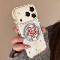 Étui de téléphone portable antichoc en TPU+PC avec anneau magnétique pour services professionnels, compatible avec les modèles 17/16/15/14/13/12/11 Pro Max