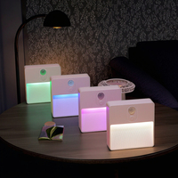 Nouvelle Lampe de Nuit LED Intelligente USB 2026 avec Détecteur de Mouvement Sans Fil pour Chambre et Escaliers