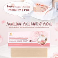 Patchs chauffants pour les douleurs menstruelles, parfum rose, pour la gestion des crampes, patchs chauds pour les douleurs féminines