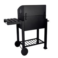 Nouveau barbecue portable multifonctionnel en métal pour l'extérieur, barbecue sans fumée, barbecue de patio, grille à charbon de bois de style américain