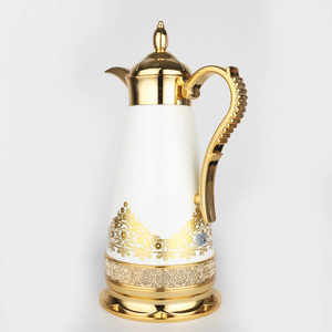 1.0L สไตล์อาหรับสีขาวปราศจากแร่ใยหินแก้วฉนวนกระติกสุญญากาศ - Product Image 3