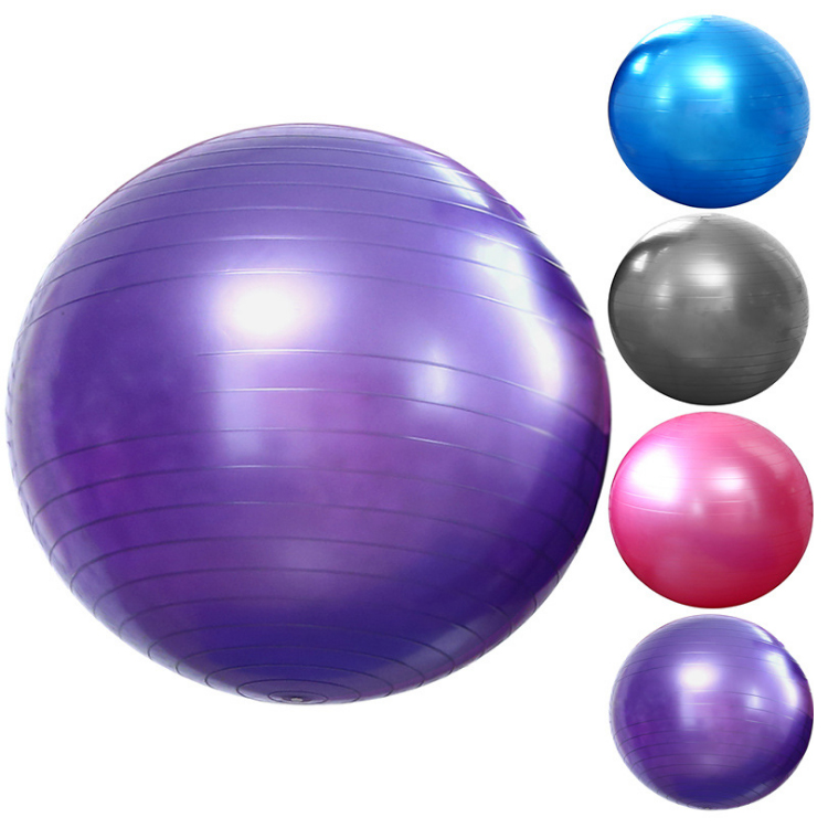 Новый нескользящий мяч для домашних упражнений, тренировочное оборудование для фитнеса, ПВХ, большой массажный баланс, нескользящий мяч для йоги