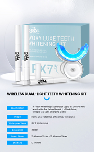 ชุดผลิตภัณฑ์ดูแลช่องปากชุดฟอกสีฟันแบบไร้สายพร้อมไฟ LED - Product Image 4