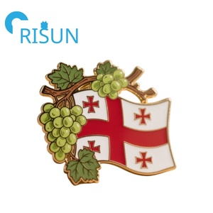 Metal personalizado Tbilisi <span class=keywords><strong>Georgia</strong></span> viaje recuerdo <span class=keywords><strong>Georgia</strong></span> país bandera mapa emblema nacional broche insignia regalo I Love <span class=keywords><strong>Georgia</strong></span> insignia Pin - Product Image 2