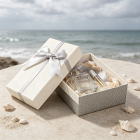 Coffret de parfum CoasteLine avec flacon, surface texturée, coffret cadeau parfumé, vente en gros, emballage personnalisé