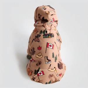 Set Coordinato Felpa con Cappuccio per Cani e Proprietari a Tema Bulldog Francese Invernale - Vendita all'Ingrosso - Product Image 3