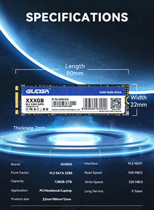 Gudga Ssd M2 2280 M2 Sata Ssd 128gb Ssd M.2 - Product Image 4