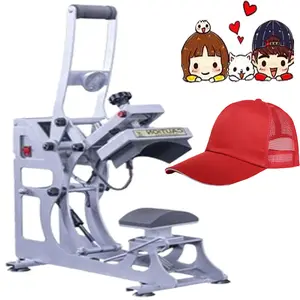 cap embroidery machine printing Combo for t-shirt auto open sublimation heat press machine