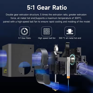 <span class=keywords><strong>Kingroon</strong></span>, venta al por mayor, KLP1 Klipper, nivelación automática de alta velocidad Core-xy, impresora <span class=keywords><strong>3D</strong></span> FDM grande cerrada - Product Image 4