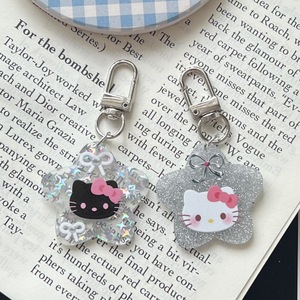 Portachiavi in Acrilico Leggero con Fibbia Colorata I66, Cuore Rosa, Stella a Cinque Punte, Hello Kitty, Ciondolo per Borsa, Regalo per Coppie - Product Image 4