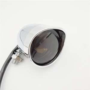 Zinc Alloy Turn Signals <b>Retro</b> Metal Turn Signals Suitable for Harrey Cruiser with Capped Headlight Accessory Modification - Product Image 2