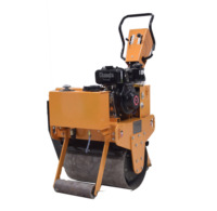 Compacteur diesel à double roue Petit compacteur vibrant à main entraîné par siège simple