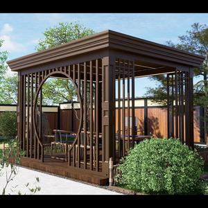 China Manufacturers' Aluminum Patio Cover with Detached Fence <strong>Pergola</strong> Powder Coated Frame Outdoor <strong>Design</strong> <strong>Ideas</strong> for Backyard - Product Image 4