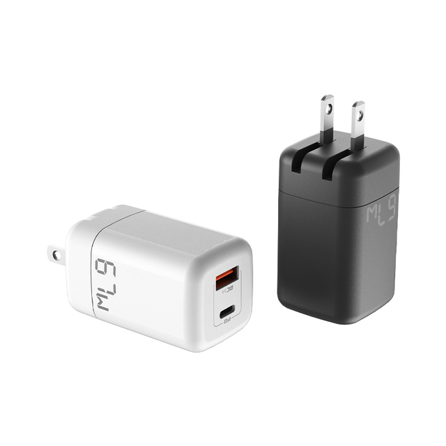 N-AC005 67W Fast Charger GaN PD 3.0, Wall Charger with PPS for MacBook Laptop Phone Tablet