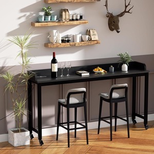 Vente en gros en usine Bureau noir pour ordinateur portable à roulettes <span class=keywords><strong>Table</strong></span> <span class=keywords><strong>de</strong></span> <span class=keywords><strong>lit</strong></span> King avec 2 prises secteur et 2 ports USB pour le rangement <span class=keywords><strong>de</strong></span> la chambre à coucher ou <span class=keywords><strong>de</strong></span> l'appartement - Product Image 2