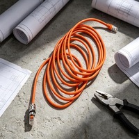 Câble Ethernet industriel blindé 60V IP20 en PVC et cuivre, cordon de raccordement Profinet à haute résistance au pliage pour produits électroniques