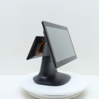 Système de point de vente CITAQ N1 tout-en-un avec écran tactile capacitif double 15,6 pouces, système d'exploitation Windows/Linux/Android, garantie de 3 ans