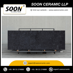Most Selling Soon Ceramic 9mm Thick Non-Slip <b>Wall</b> and Floor Interior 800x2400mm Black Pearl Porcelain Tiles for Home Hotel Use - Product Image 2