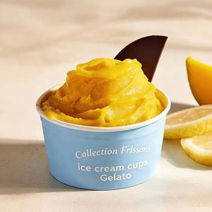 Mini-coupelles jetables de 2, 3, 4, 5 oz pour fêtes, crème glacée, yaourt, mousse, dessert, avec couvercle et cuillère - Product Image 4
