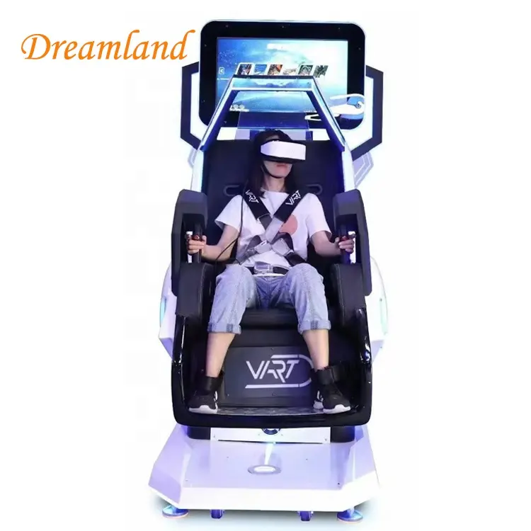 CE RoHS 9D VR Shooting 360 720 Degree Rotating 9D Virtual Reality Motion Chair VR Flight Simulator Cockpit