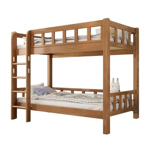 Venta de Fábrica: Cama <span class=keywords><strong>Litera</strong></span> Moderna Multifuncional de Madera Maciza, Cama Doble con Almacenamiento para Dormitorio Infantil, Venta al Por Mayor - Product Image 6