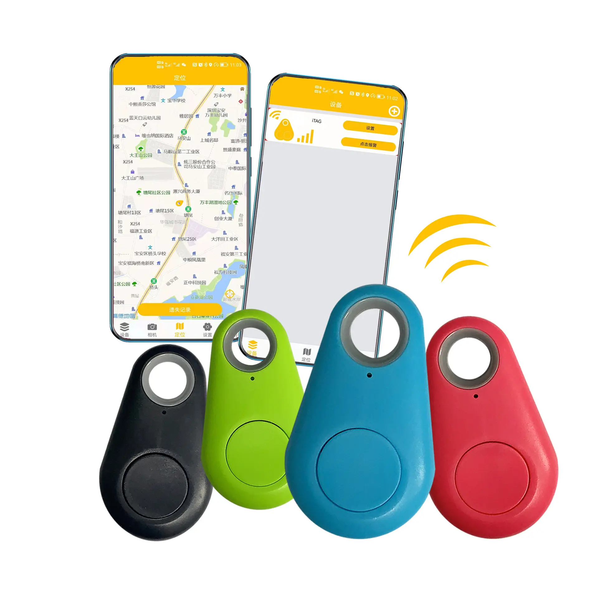 Wholesale Certified Key Finder Pet locator Satellite real-time tracking GPS tracker Apple found me