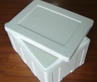 Ligne de production automatique de boîtes à poisson en mousse de polystyrène EPS PSZ1400 avec moteur, PLC, pompe, roulement, capacité personnalisée, densité 12-60 kg/m3