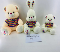 Peaux d'animaux en peluche non rembourrées pour poupées d'anniversaire