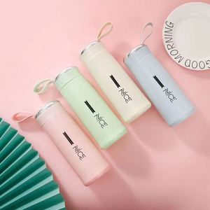 Bouteille d'eau en verre sous vide de 400 ml (13 oz) pour la vente en gros, tasse thermos en verre personnalisée avec logo pour thé et eau - Product Image 4