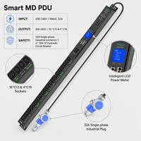 KAILES(KLS) KLS-K66 Série ZD, rack de serveur intelligent MD PDU 32A, 20 prises, 200-240VAC, salle de serveur industrielle