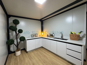 <span class=keywords><strong>Casa</strong></span> Contenedor <span class=keywords><strong>de</strong></span> Acero Expandible a Precio <span class=keywords><strong>de</strong></span> Fábrica, 2 Pisos, Techo Plano, Plegable, Prefabricada, Diseño Moderno, Ecológica para Exteriores - Product Image 2