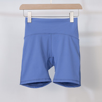 Nouveaux shorts de yoga taille haute brossés double face, tailles S-2XL, 80 % nylon 20 % élasthanne, super élastiques, pour fitness, pilates et activités sportives
