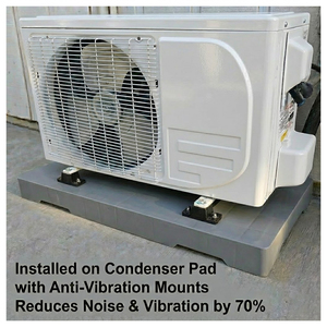 Support de montage en caoutchouc anti-vibration pour condenseur de climatiseur split extérieur YOD, système HVAC, amortisseur de chocs - Product Image 4