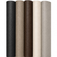 Cuir synthétique microfibre PU à base d'eau 0,5-1,2 mm, 54/55 pouces, sans DMF, faible teneur en COV pour canapé, sac à main, mobilier