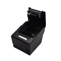 Imprimante thermique de reçus POS 80 mm avec alarme sonore et lumineuse, machine d'impression de factures sans fil Bluetooth avec alarme sonore et lumineuse
