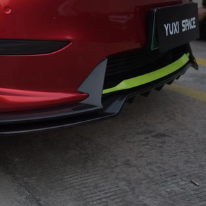 Personalizable de fábrica de fibra de carbono coche labio delantero rejilla automotriz decoración exterior piezas de automóvil - Product Image 2