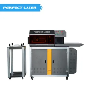 Máquina de entalhe CNC para dobra e vinco automática Perfect Laser - bobinas de alumínio com espessura de perfil de 0,3-1,2 mm e letras galvanizadas em aço