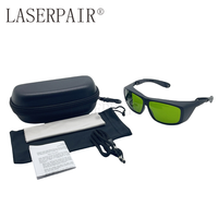Lunettes de sécurité laser haute protection OD 8+ 1064 nm pour lasers à fibre, longueur d'onde 900-1100 nm