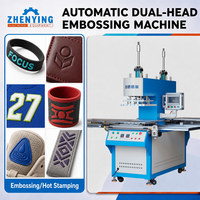 Machine de gaufrage 3D à commande PLC automatique pour l'étampage à chaud d'étiquettes en caoutchouc et silicone uniformes haute définition pour le cuir, les chaussures et les sacs