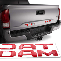 Electroplate Chrome 3D ABS Lettres Numéro Insigne de voiture Logo Brillant Autocollant en plastique Autocollant Autocollant Personnalisé Emblème de voiture Autocollants